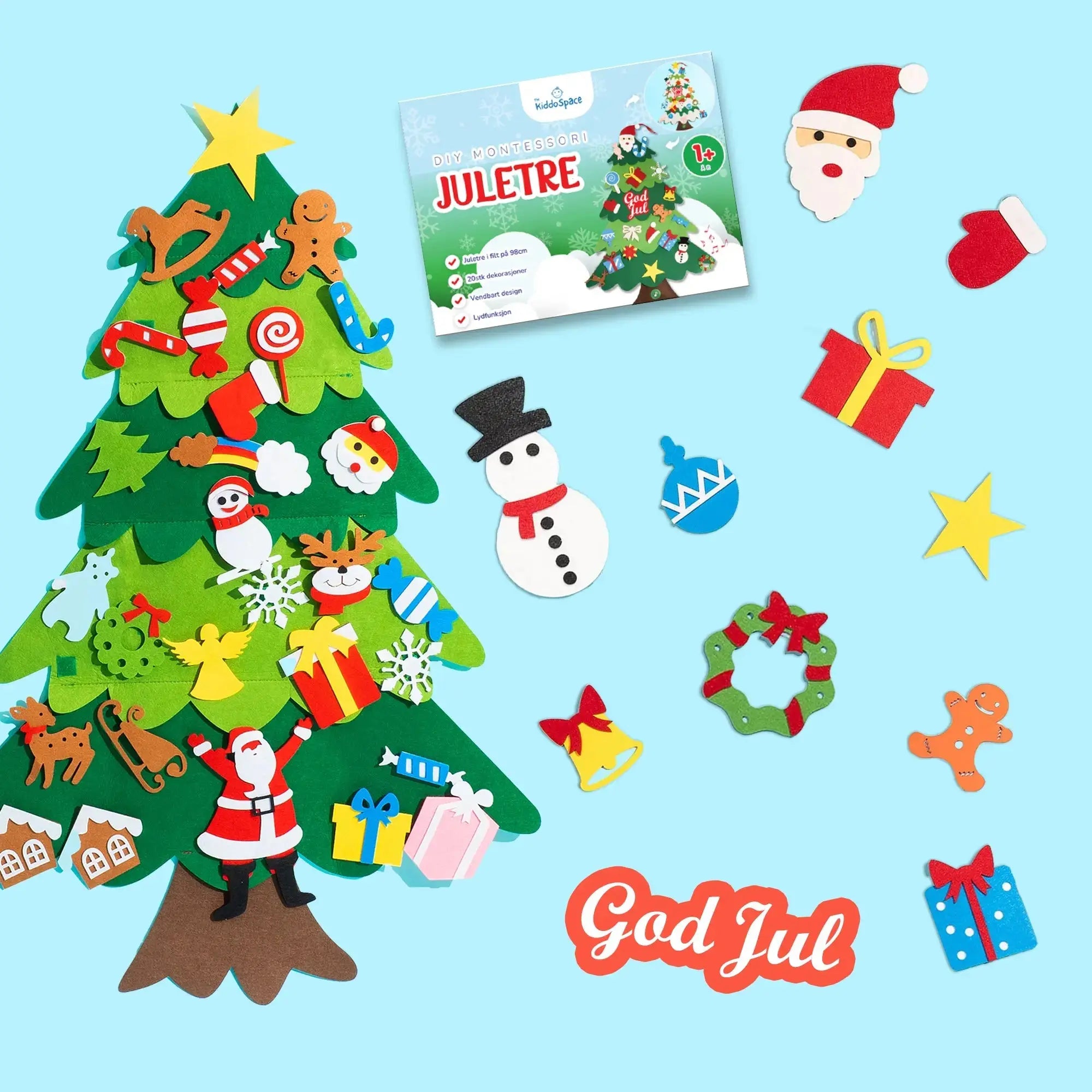 10 Ekstra julepynt + 1 God jul-dekorasjon 