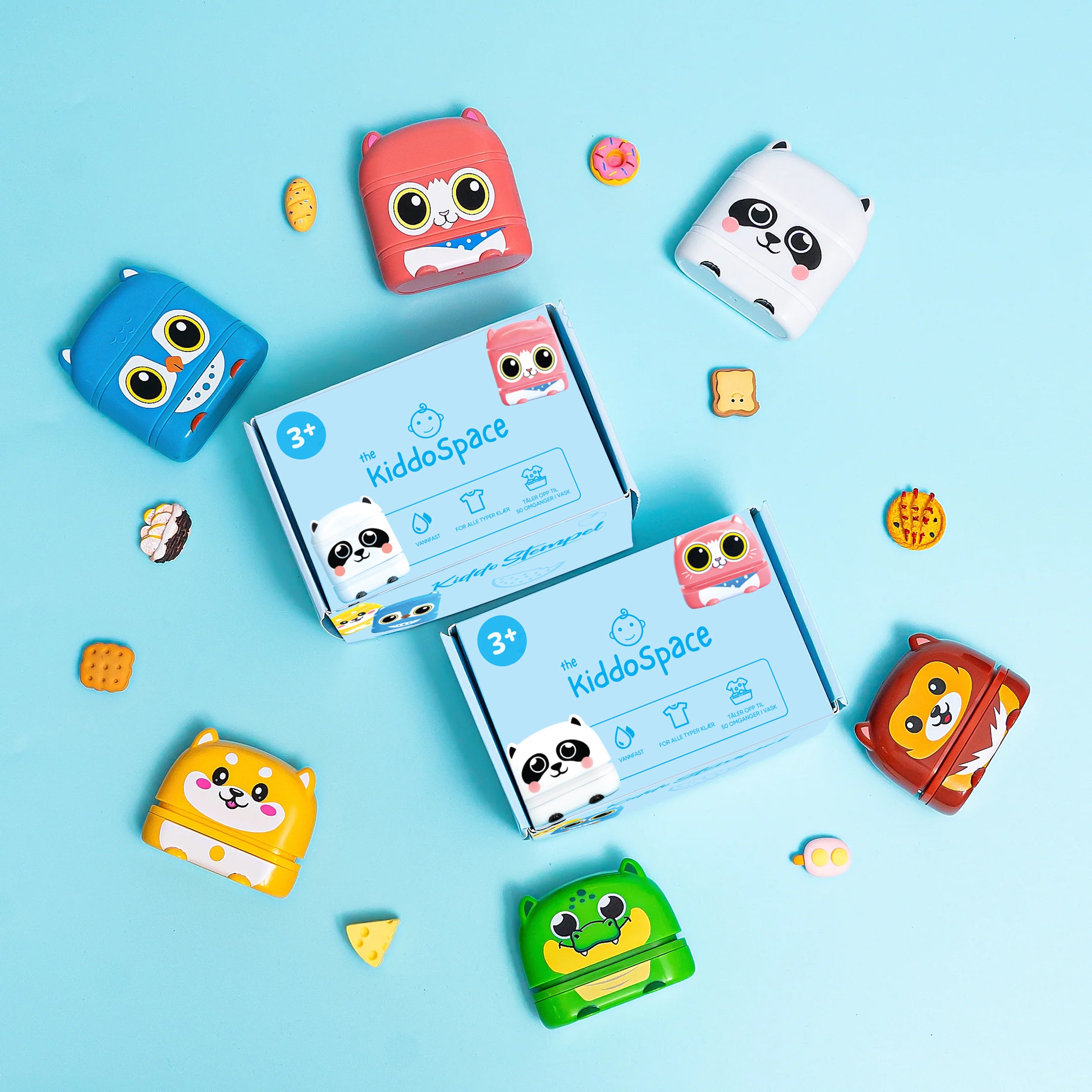 KiddoStamp - Tilpasset navnestempel