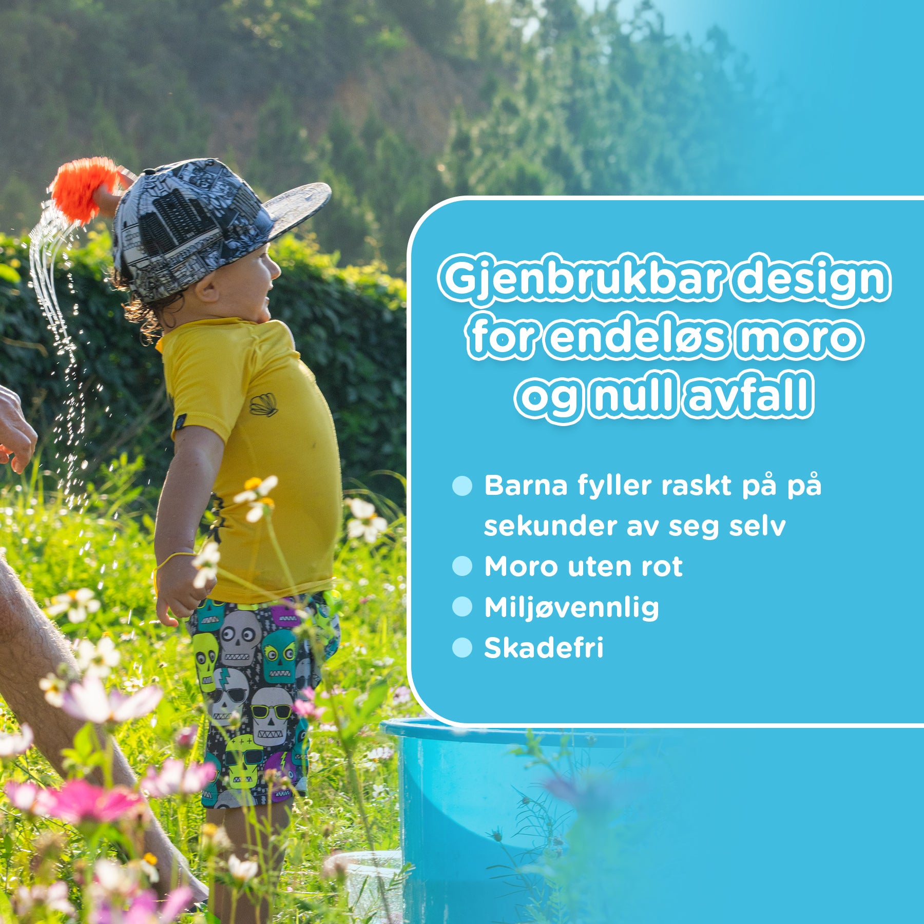KiddoSpace Gjenbrukbare Vann-Skumballer (Kjøp 10 baller , få 30 gratis)