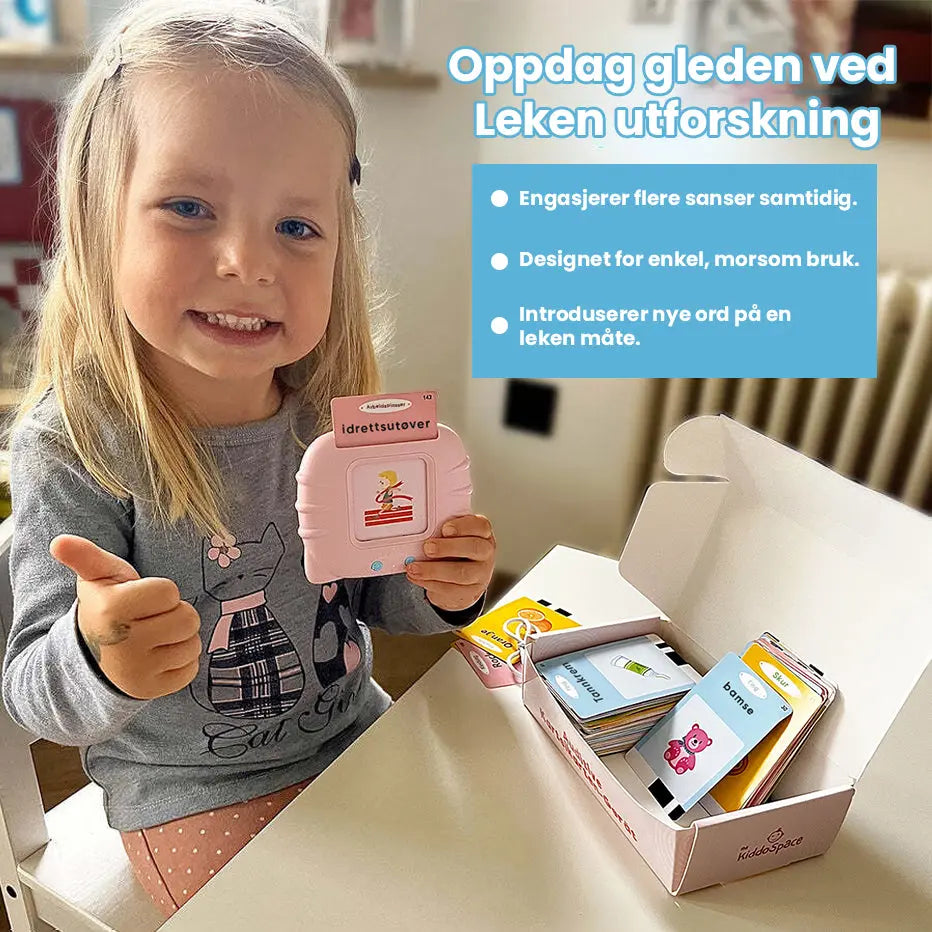 KiddoSpace Snakkende Kort 