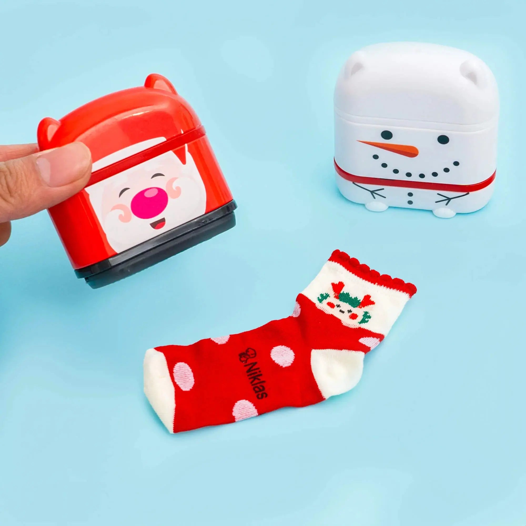 KiddoStempel - Tilpasset Navnestempel (Juleutgave 2024) 