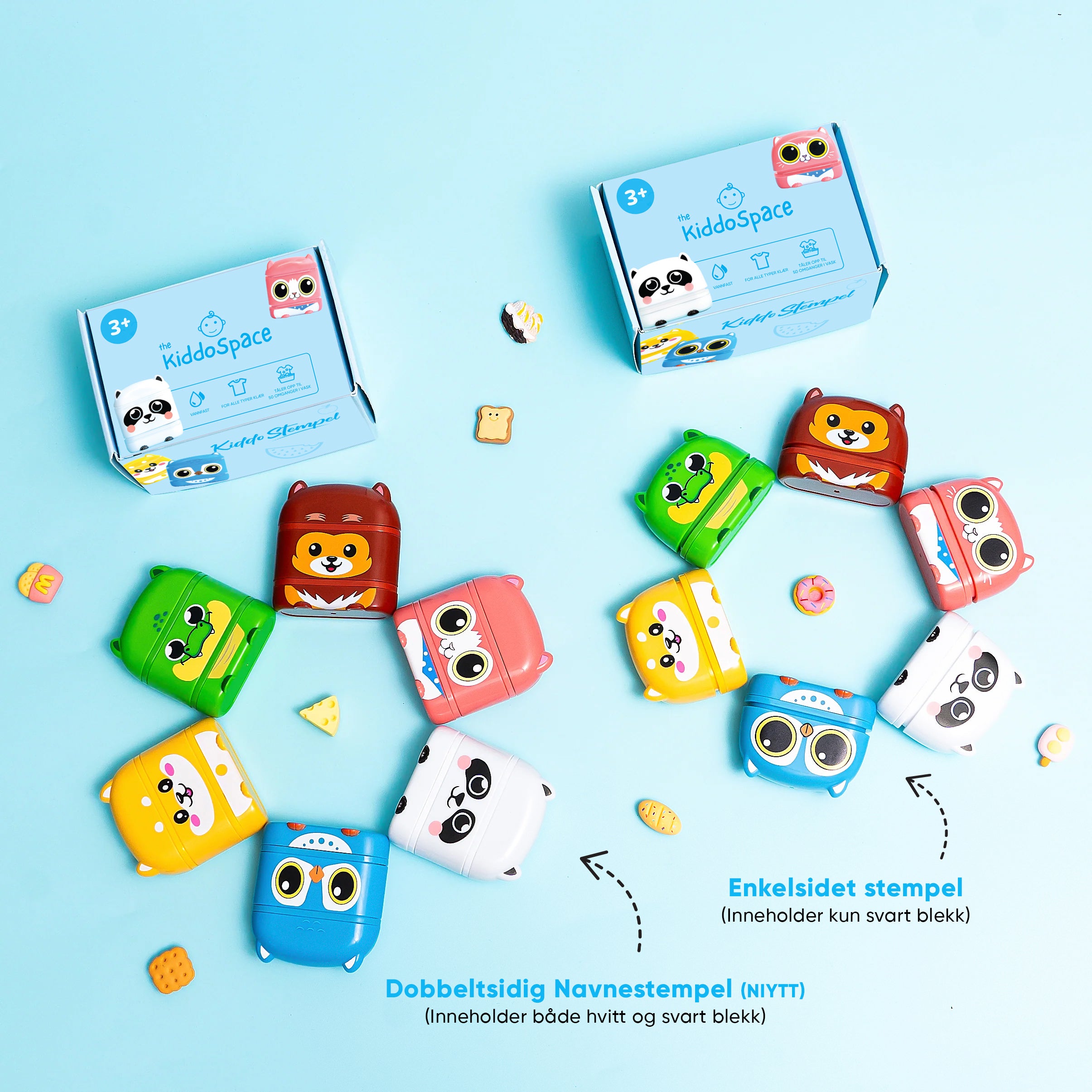 KiddoStamp - Tilpasset navnestempel