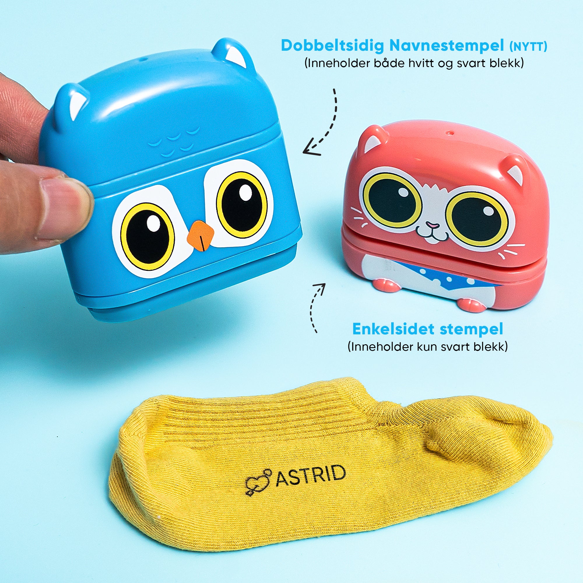 KiddoStamp - Tilpasset navnestempel