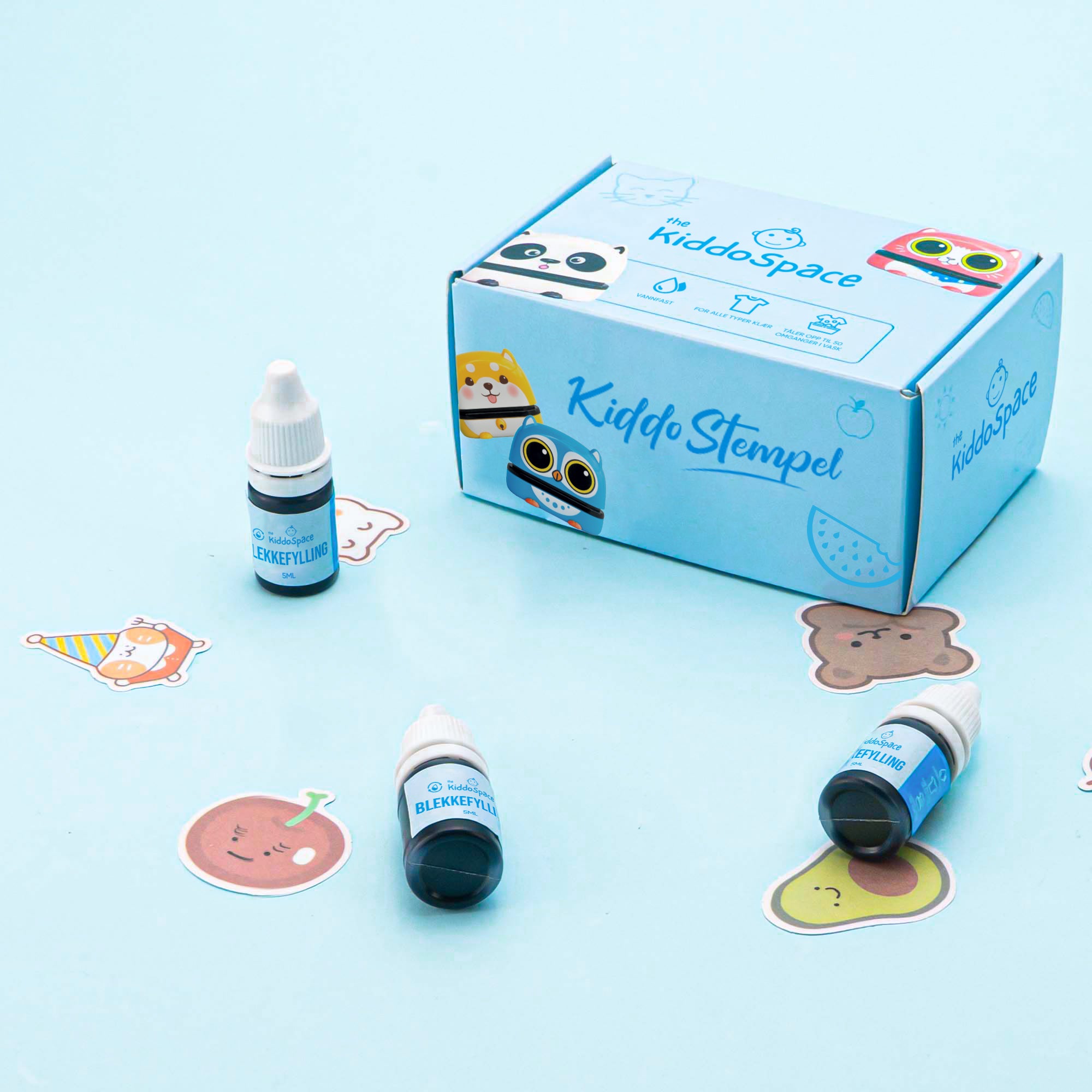 Refill blekk for Stempel (5 ml - 3 stk)