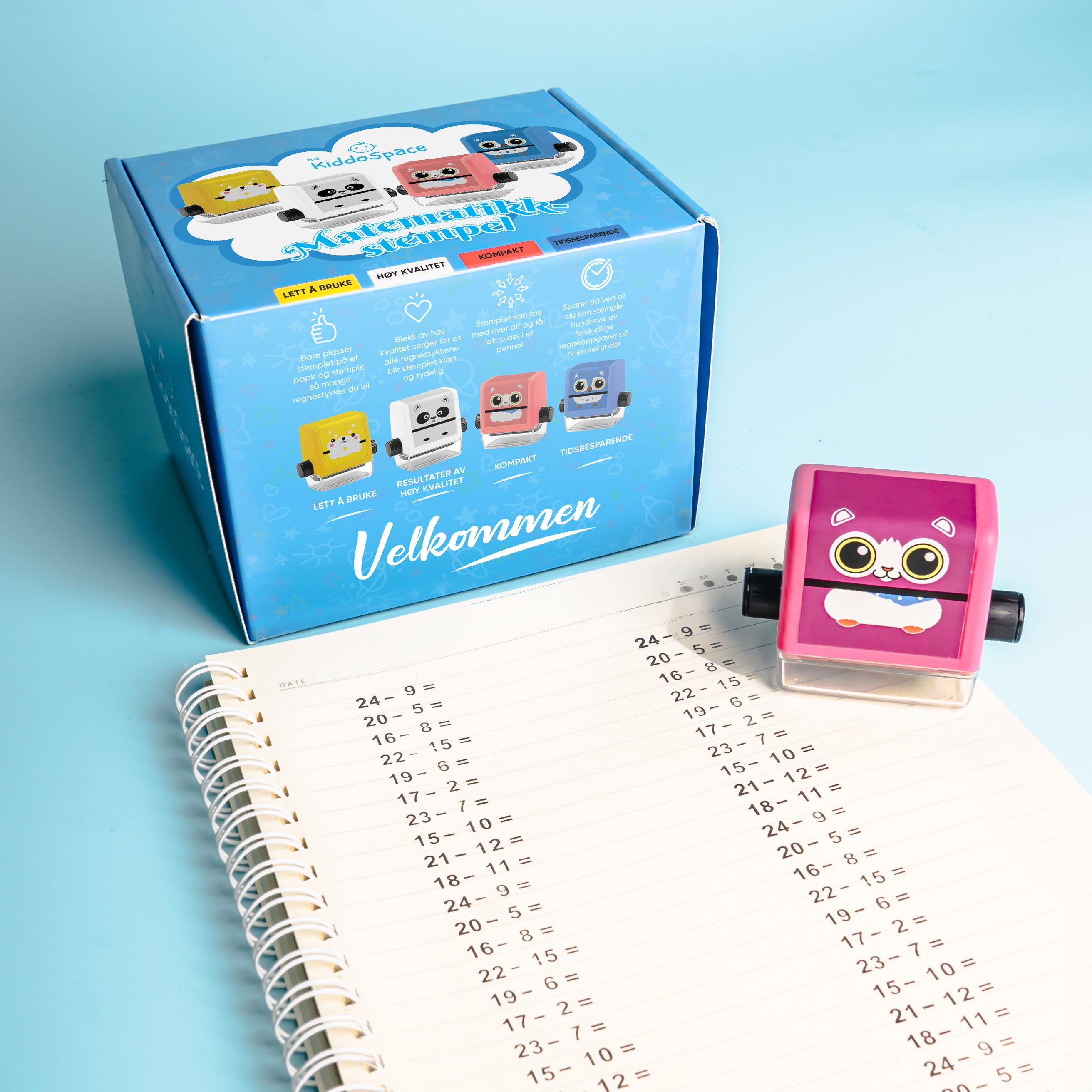 KiddoSpace™ - Matematikk stempel