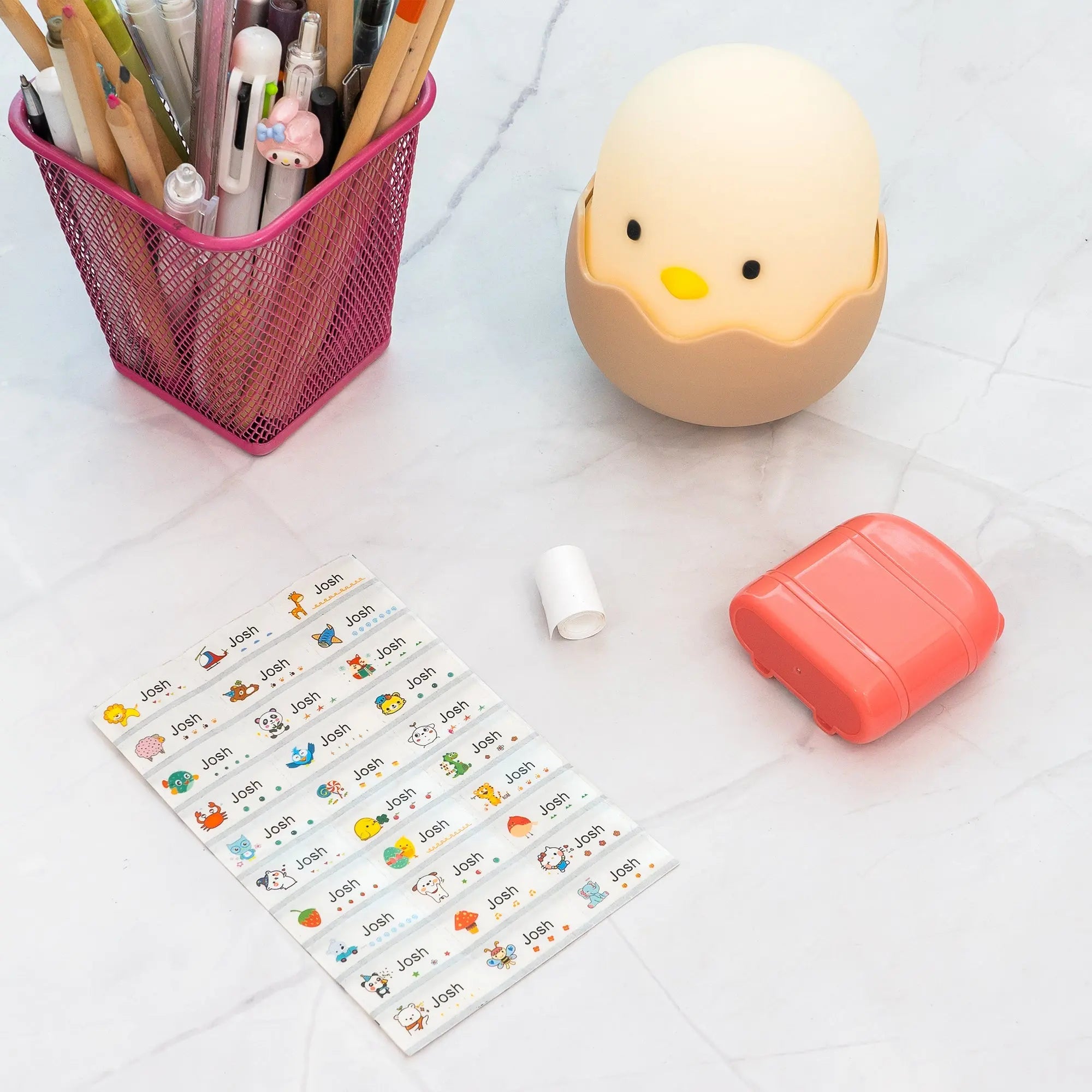 KiddoStempel 2.0 – Startpakke Stempel - TheKiddoSpace NO | Navnestempler for Klær, Organisatorer og Leker